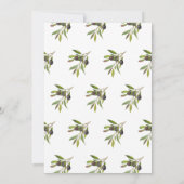 Invitation Mediterranean Minimal Olive Branch Bridal Shower   (Dos)