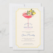 Invitation Mediterranean Spritz & Brunch Lemon Bridal Shower (Devant)