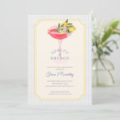 Invitation Mediterranean Spritz & Brunch Mariage Lemondé (Debout devant)