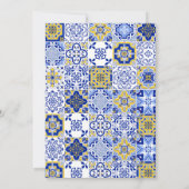 Invitation Mediterranean Tile Wedding with Lemons  (Dos)