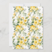 Invitation Méditerranée Italie Positano Baby shower italien (Dos)