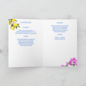 Invitation Méditerranée Majolica tuiles citrons fête d'annive (Intérieur)