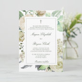 Invitation Megan catholique Mariage de la verdure (Debout devant)