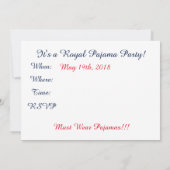 Invitation Meghan et Harry (Dos)