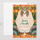 Invitation Mehendi Invitation numérique Mehendi (Devant / Derrière)