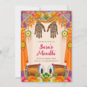 Invitation Mehendi invitation numérique Mehndi (Devant)