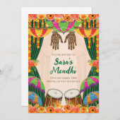 Invitation Mehendi invitation numérique Mehndi (Devant / Derrière)