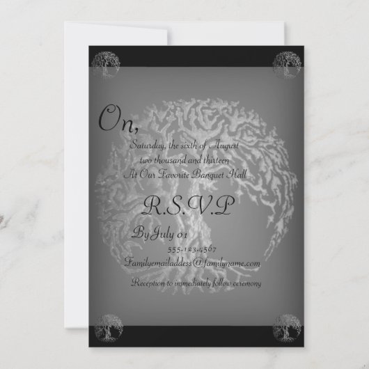 Invitation Mehndi Tree of Life (Dos)