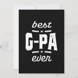 Invitation Meilleur Cadeau G-Pa Ever Grandpa