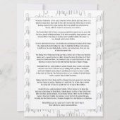 Invitation Meilleur de Nashville | Lettre de bienvenue mariag (Dos)