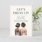 Invitation Meilleur(e) ami(e) d'honneur (Debout devant)