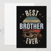INVITATION MEILLEUR FRÈRE JAMAIS (Devant / Derrière)