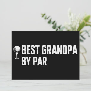 Invitation Meilleur Grand-Père par Cadeau de Golf Par Humour 