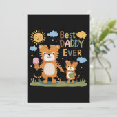 Invitation Meilleur Papa de Lion (Debout devant)