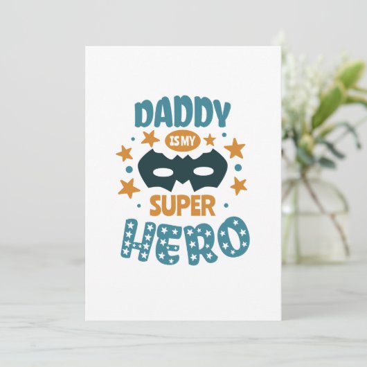 Invitation Meilleur Papa Ever  (Debout devant)