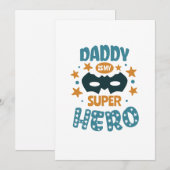 Invitation Meilleur Papa Ever  (Devant / Derrière)