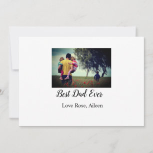 Invitation Meilleur papa jamais fête des pères fils fille pap