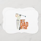 Invitation Meilleur papa par rapport (Devant / Derrière)