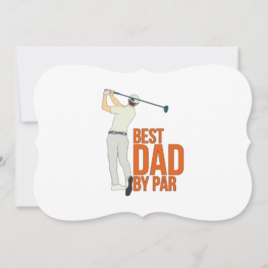 Invitation Meilleur papa par rapport (Devant)