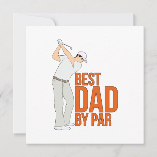 Invitation Meilleur papa par rapport (Devant)