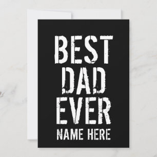 INVITATION MEILLEUR PÈRE JAMAIS FÊTE DES PÈRES