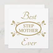 Invitation Meilleur Stepmère (Devant / Derrière)