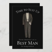 Invitation Meilleur temps de proposition homme pour s'adapter (Devant / Derrière)