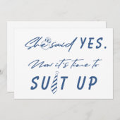 Invitation Meilleur temps pour convenir à la proposition de s (Devant / Derrière)