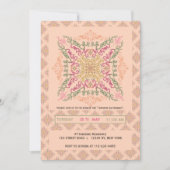 Invitation Meilleure Maman Jour Doodles Simples Brunch Invita (Devant)