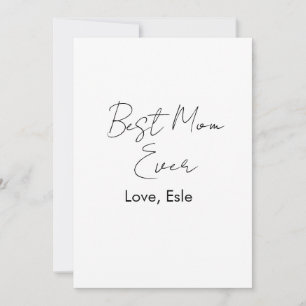 Invitation meilleure maman qui soit fête des mères nom date s