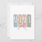 Invitation Meilleure mère jamais (Devant)