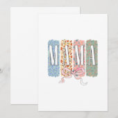 Invitation Meilleure mère jamais (Devant / Derrière)