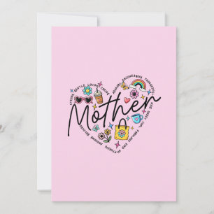 Invitation Meilleure mère jamais