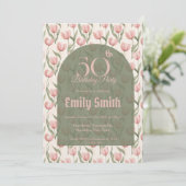 Invitation Meilleure Tulipe Fleurie Son Anniversaire (Debout devant)