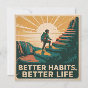 Invitation Meilleures habitudes, meilleure vie