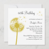 Invitation Meilleurs voeux ! jaune (Devant)