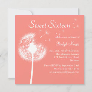 Invitation Meilleurs voeux ! sur l'invitation du Sweet sixtee