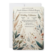 Mélange bohème de fleurs turquoises, magenta, viol