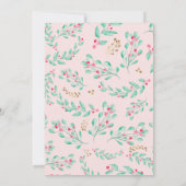 Invitation Mélange de Noël Mix Mingle Mistletoe (Dos)