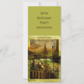 Invitation Mélange méditerranéen (Dos)