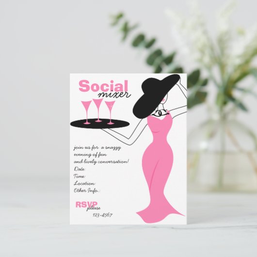 Invitation Mélange social (Debout devant)