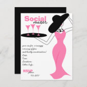 Invitation Mélange social (Devant / Derrière)