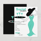 Invitation Mélange social (Devant / Derrière)