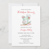 Invitation Mélangeur de gâteaux Cuisine Douche nuptiale Invit (Devant)