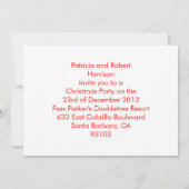 Invitation Mele Kalikimaka (Dos)