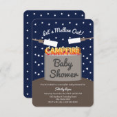 Invitation Mellow Out Modern Camping (Devant / Derrière)