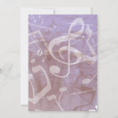 Invitation MELODY de l'invitation du Bat mitzvah du bar TORAH (Dos)