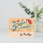 Invitation Mélon Fête de l'mariée (Debout devant)