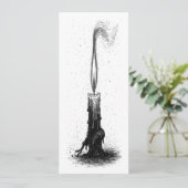 Invitation Melted Candle • Haunted Ink Flame (Debout devant)