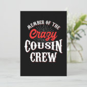 Invitation Membre Du Crazy Cousin Crew Frère Soeur Gif (Debout devant)